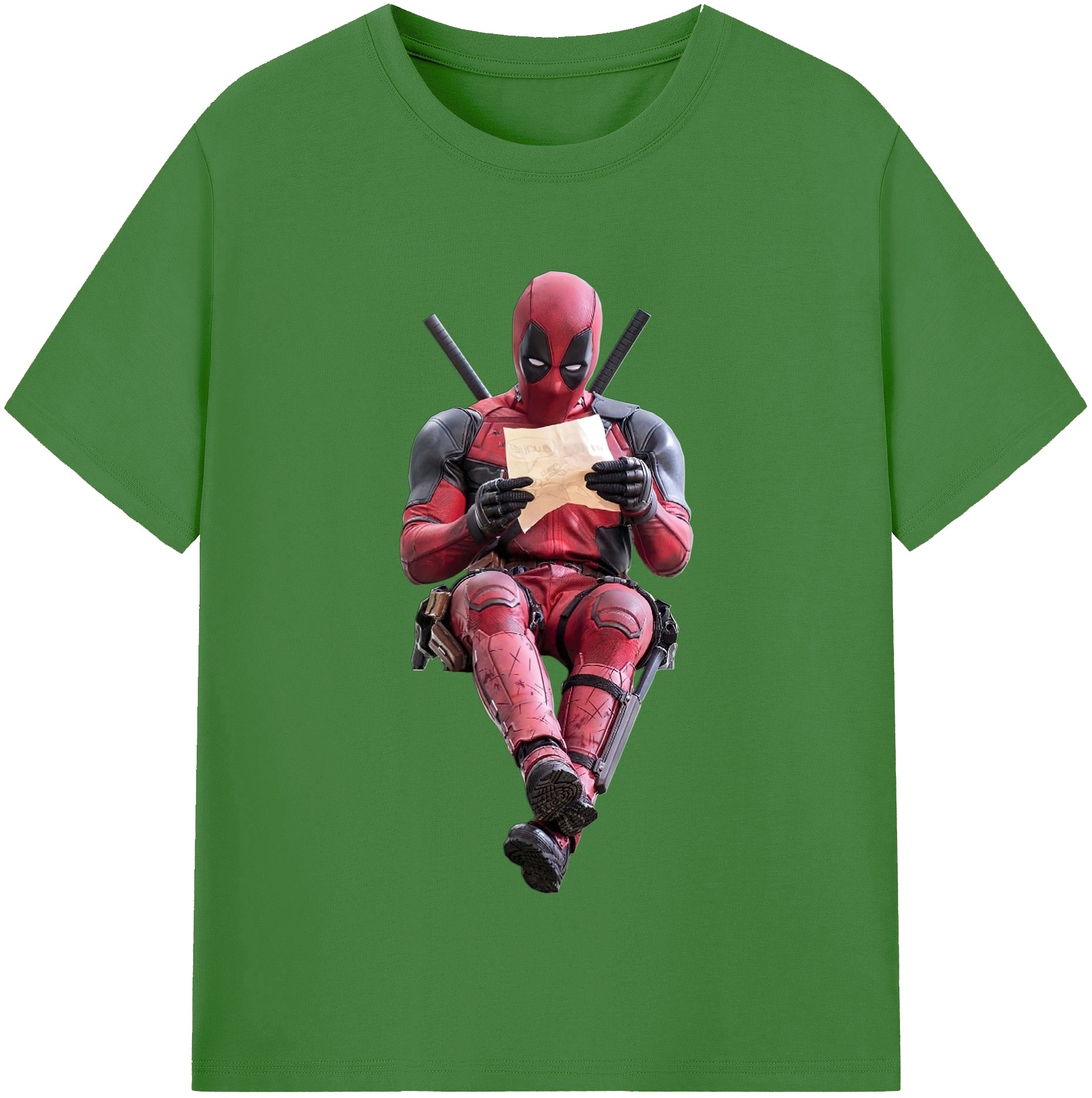 （画像用） Deadpool デッドプール レディースカジュアルプリントTシャツ（綿100％）